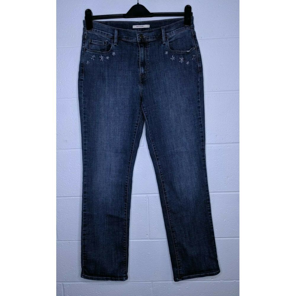 Levi's 505 31 Blue Jeans Straight Leg Medium Wash